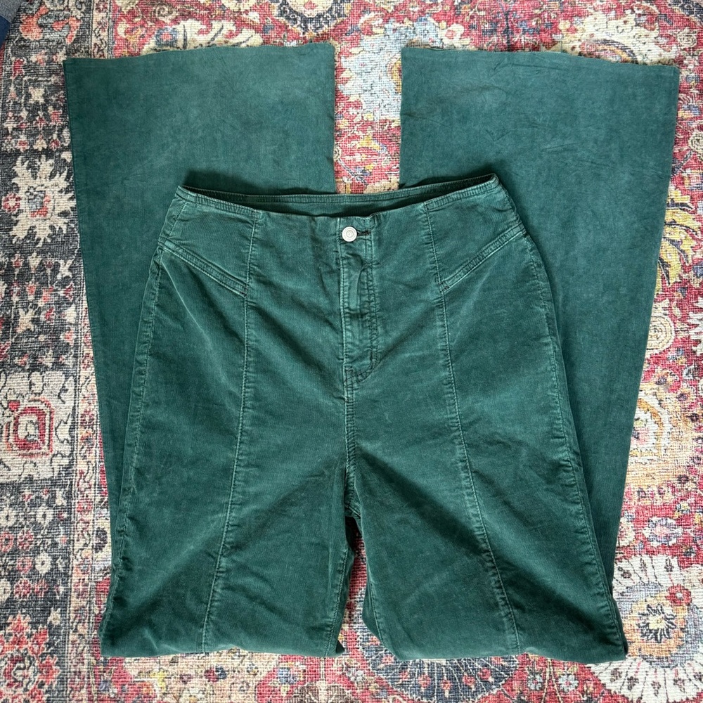 We The Free CRVY Wild Honey Cord Flare Pants NWOT